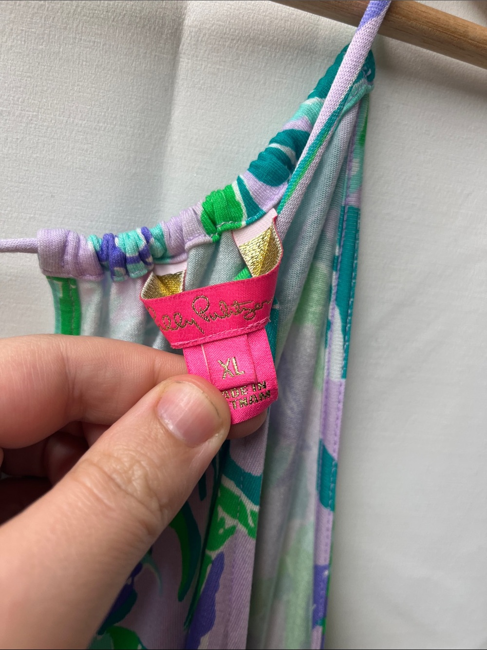 Lilly Pulitzer Gianni Skort Romper in the Purple Iris on the Chase - XL - Picture 6 of 7
